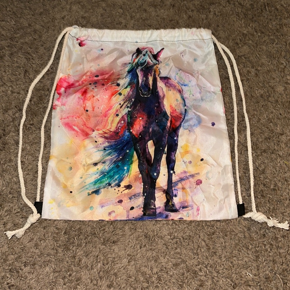 🦄3 FOR $15! Horses drawstring bag